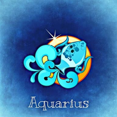 Aquarius zodiac sign artwork