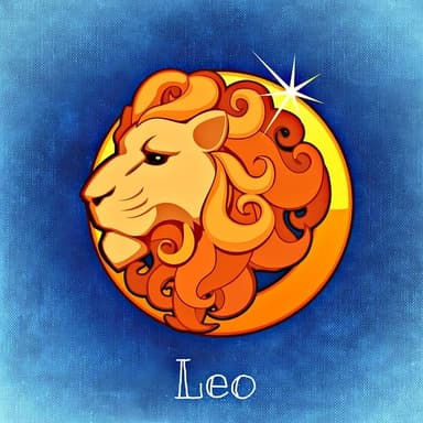Leo zodiac sign artwork